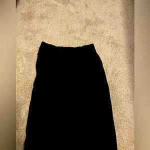 This is a skirt,black, and it stretches a lot.